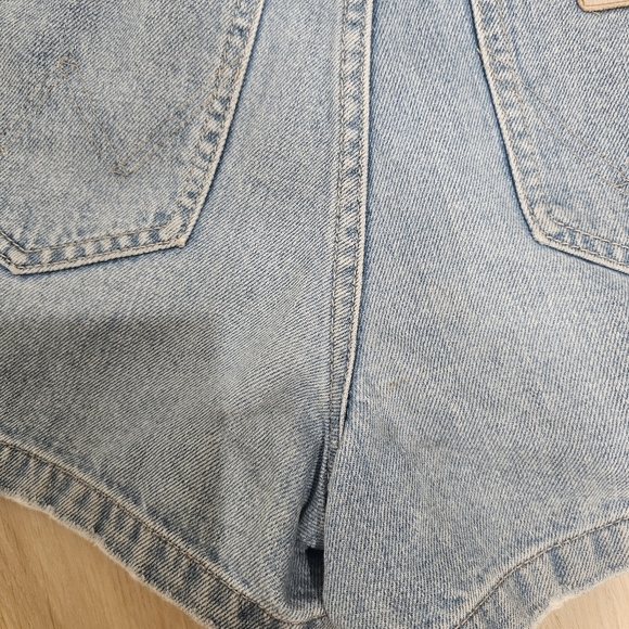 Wrangler Hi Bells High Rise Denim Shorts 10 - Picture 9 of 9